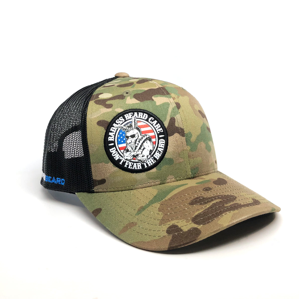 USA Patch Trucker Hat Multi-Cam