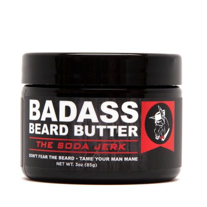 beard butter, badass beard care, the soda jerk